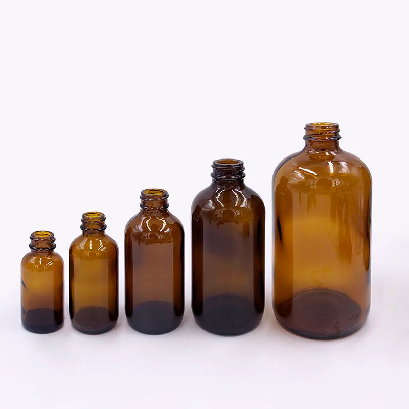 Amber Atomizer Empty Glass Spray Bottle 30/50/60/80/100/120ML