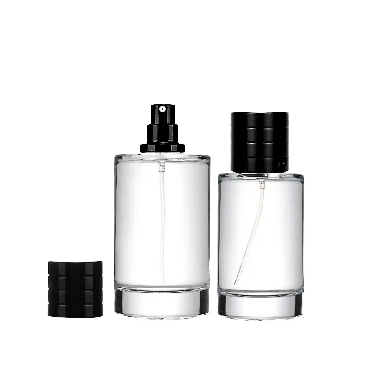 15ml 30ml 50ml 100ml Luxury Empty Round Perfume Bottles with Pump Sprayer Diffuser