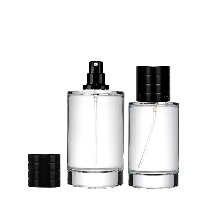perfume-bottle-04 15ml 30ml 50ml 100ml Luxury Empty Round Perfume Bottles with Pump Sprayer Diffuser