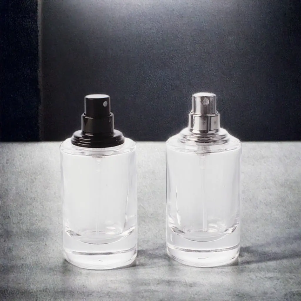 perfume-bottle-06 15ml 30ml 50ml 100ml Luxury Empty Round Perfume Bottles with Pump Sprayer Diffuser