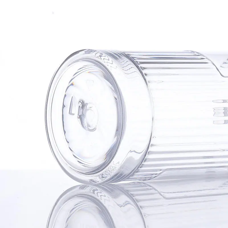 Transparent PETG Round Shampoo & Lotion Bottles with Pump Sealing for Hotel 200ml-500ml