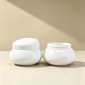 Cream Jar 200ml PET Cosmetic Jar with Screw Lid for Face Cream Cleansing Balm Custom Logo