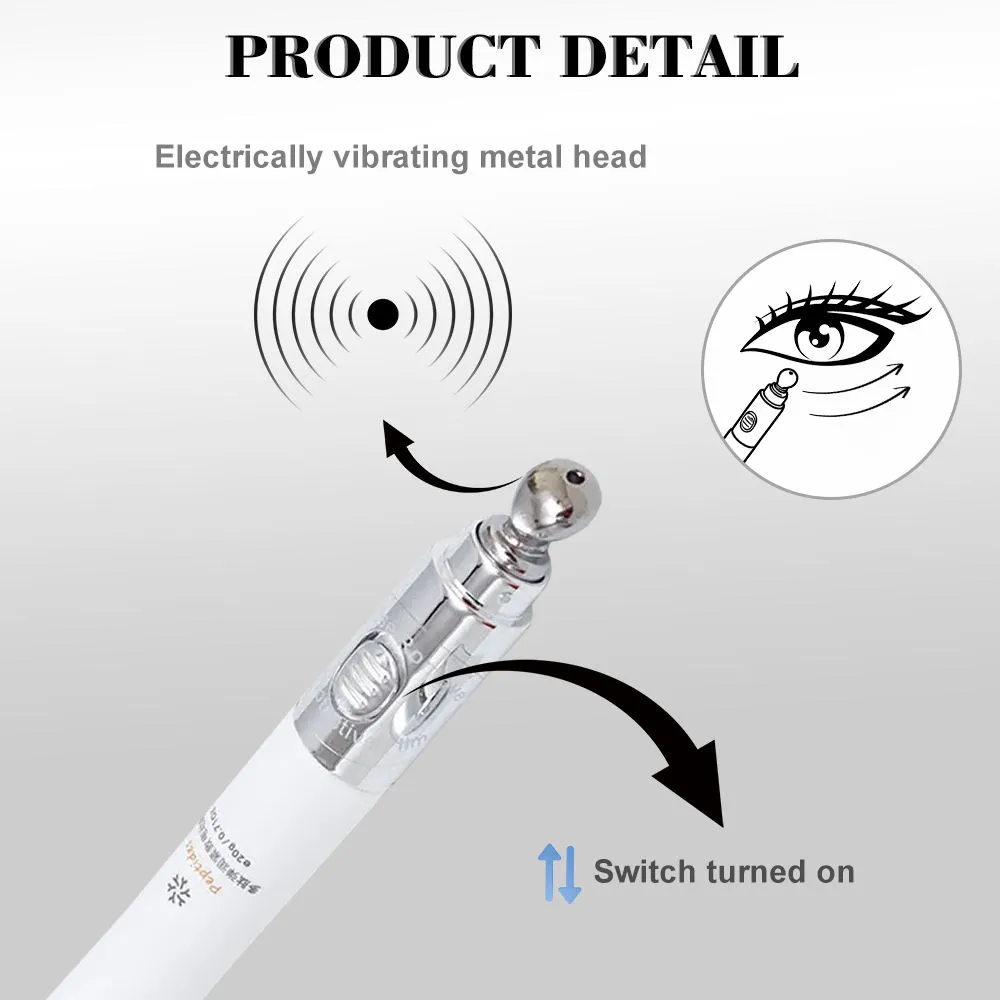 Wholesale 10ml 15ml 20ml Luxury Modern Empty Cosmetic Soft Skin Care Lip Care Massage Electric Metal Applicator Eye Cream Tube