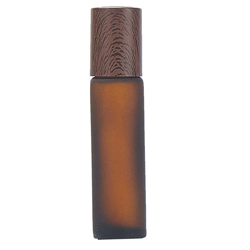 H51cec94f27cd4ecca 1ml 2ml 3ml 5ml 10ml Empty Frosted Amber Glass Roller Ball Bottle