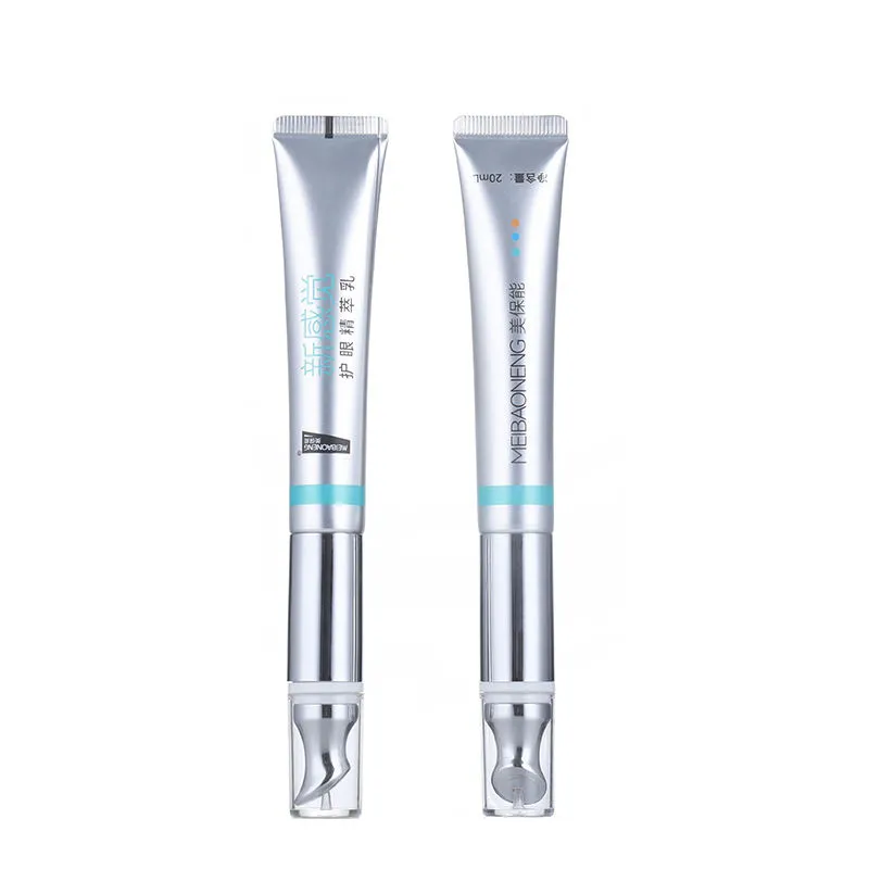 Customized 15ml 20ml electric eye cream plastic tubes container aluminum-plastic tube eye cream vibration massage applicator