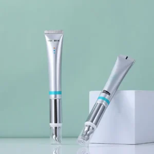 Customized 15ml 20ml electric eye cream plastic tubes container aluminum-plastic tube eye cream vibration massage applicator