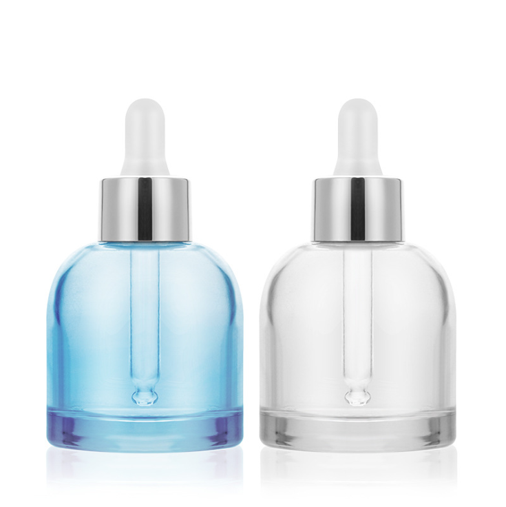 Flacone vuoto personalizzato per siero cosmetico con contagocce - Olio per capelli - Flacone in vetro con contagocce da 30 ml